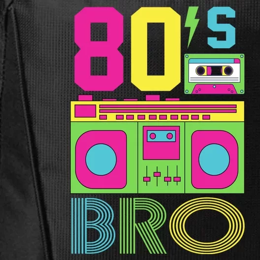 80s Bro Theme Party Retro Music City Backpack