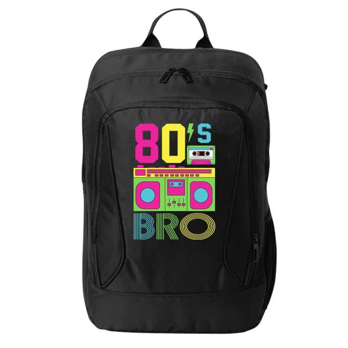 80s Bro Theme Party Retro Music City Backpack