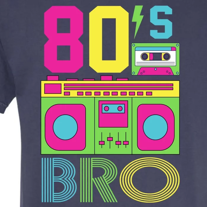 80s Bro Theme Party Retro Music Garment-Dyed Heavyweight T-Shirt