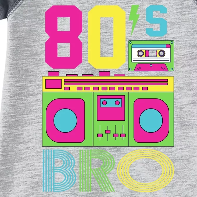 80s Bro Theme Party Retro Music Infant Baby Jersey Bodysuit