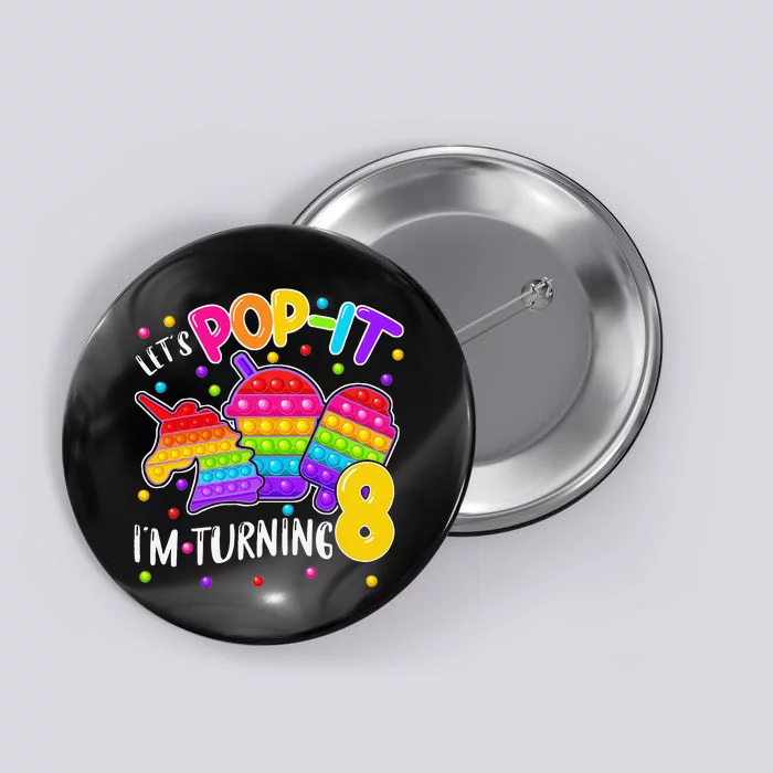 8th Birthday Unicorn Fidget Pop It Birthday 8 Year Old Gift Button