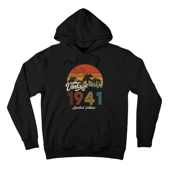 82nd Birthday Vintage Limited Edition 1941 Tall Hoodie