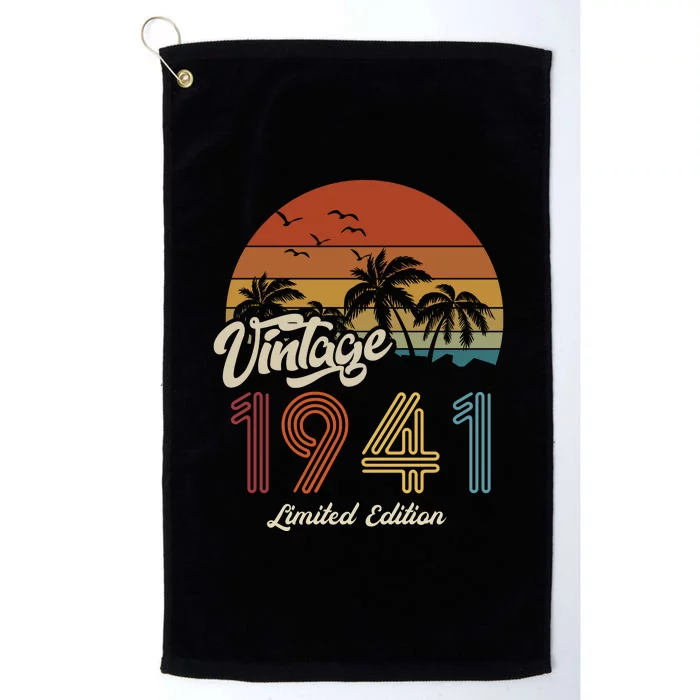 82nd Birthday Vintage Limited Edition 1941 Platinum Collection Golf Towel