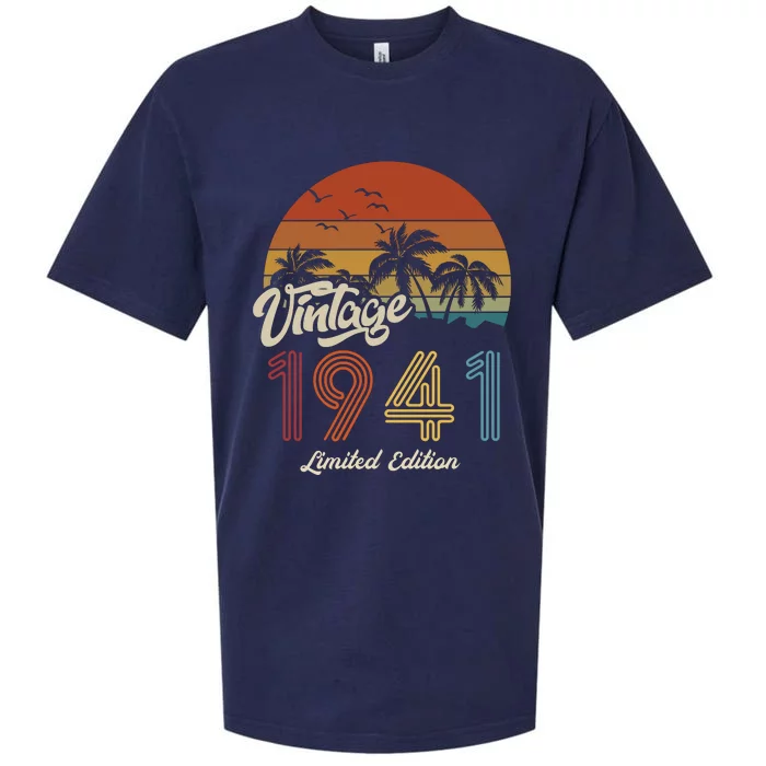 82nd Birthday Vintage Limited Edition 1941 Sueded Cloud Jersey T-Shirt