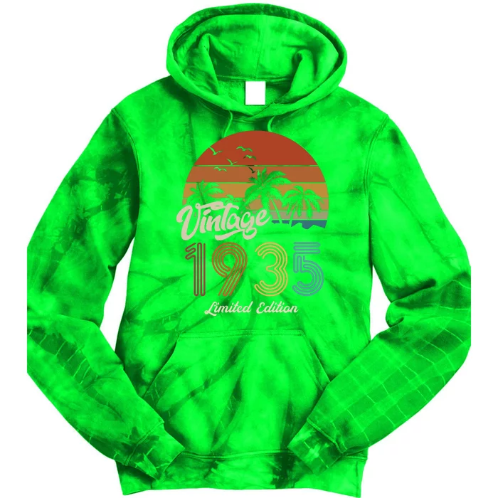 88th Birthday Vintage Limited Edition 1935 Tie Dye Hoodie