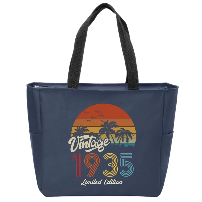 88th Birthday Vintage Limited Edition 1935 Zip Tote Bag