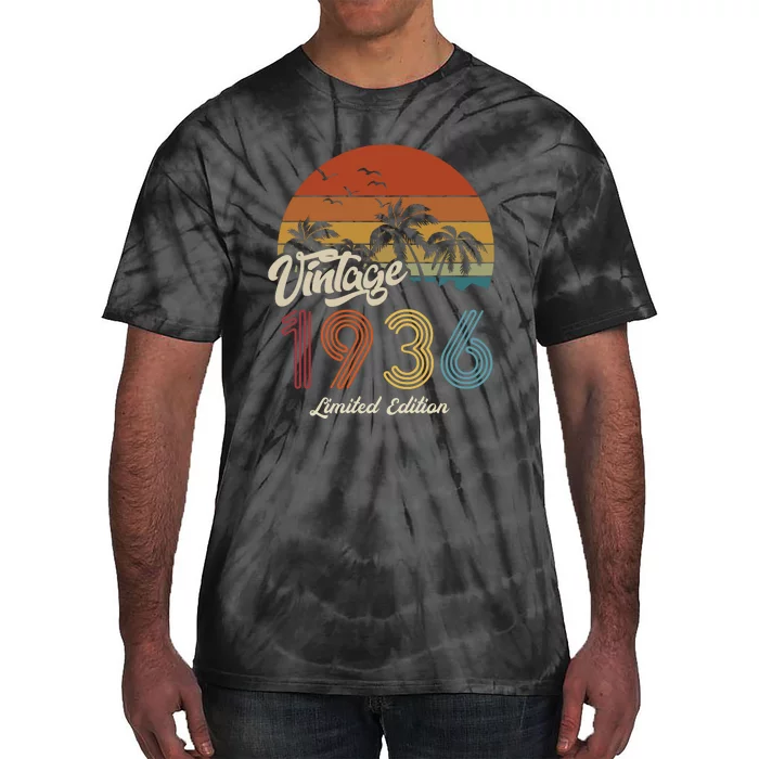 87th Birthday Vintage Limited Edition 1936 Tie-Dye T-Shirt