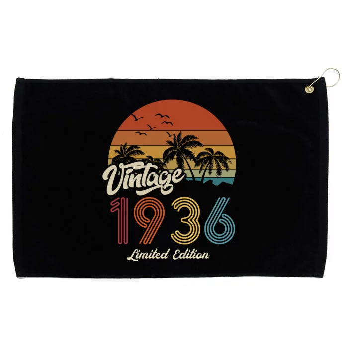 87th Birthday Vintage Limited Edition 1936 Grommeted Golf Towel