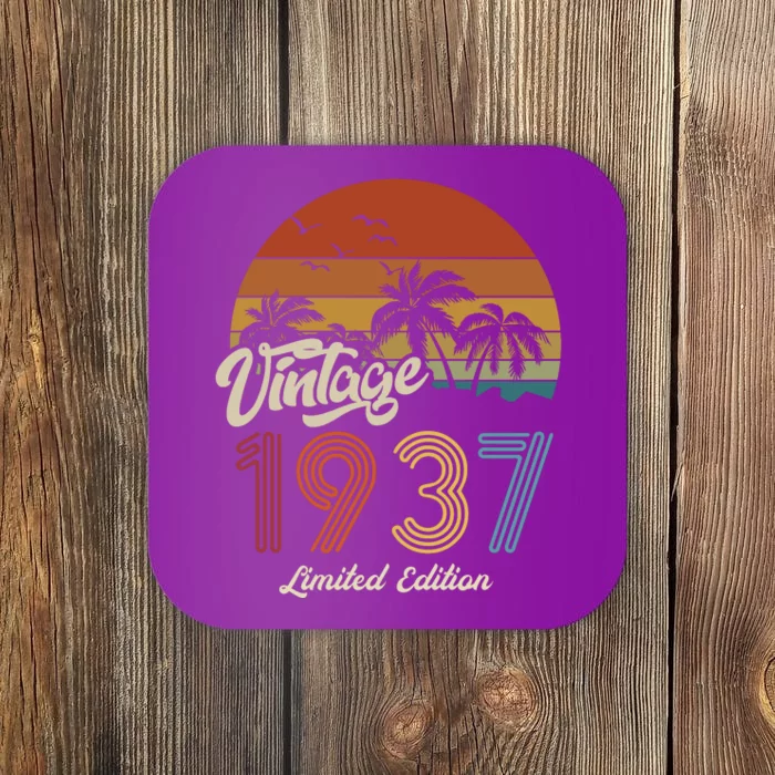 86th Birthday Vintage Limited Edition 1937 Coaster