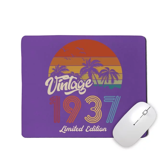 86th Birthday Vintage Limited Edition 1937 Mousepad