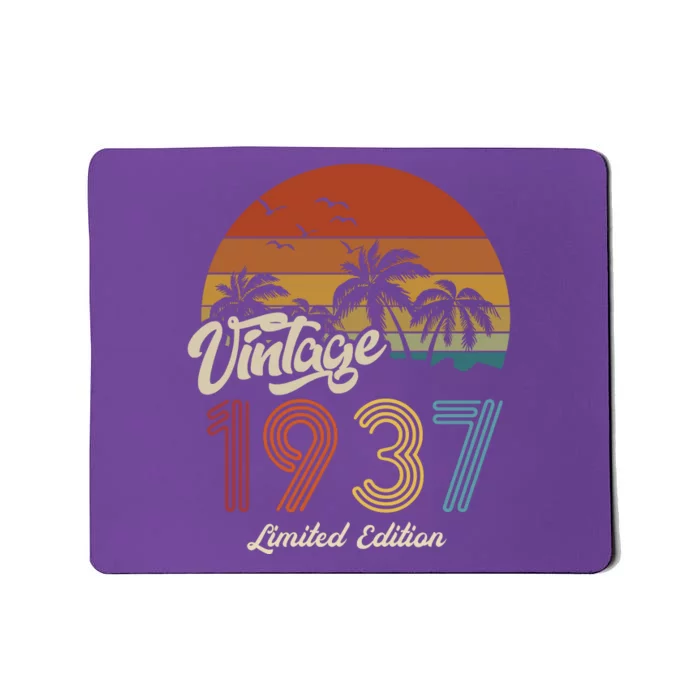 86th Birthday Vintage Limited Edition 1937 Mousepad