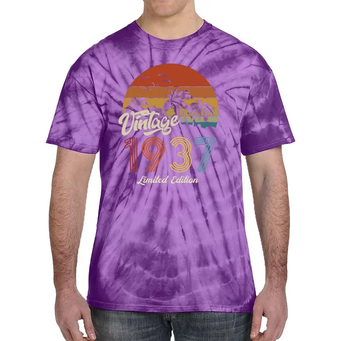 86th Birthday Vintage Limited Edition 1937 Tie-Dye T-Shirt