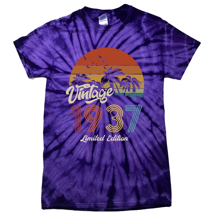 86th Birthday Vintage Limited Edition 1937 Tie-Dye T-Shirt