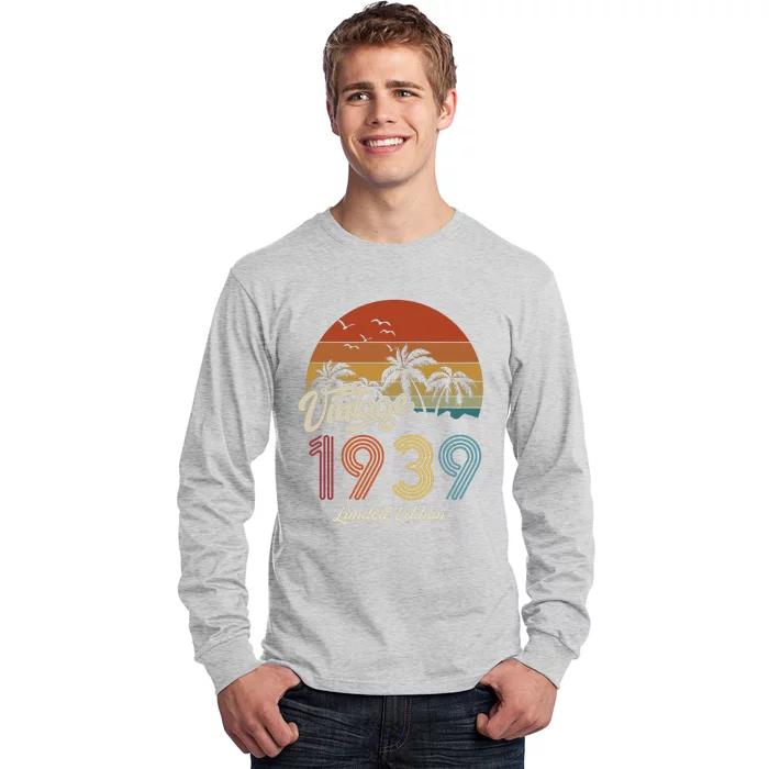 84th Birthday Vintage Limited Edition 1939 Long Sleeve Shirt