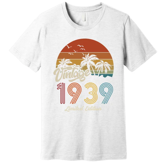 84th Birthday Vintage Limited Edition 1939 Premium T-Shirt