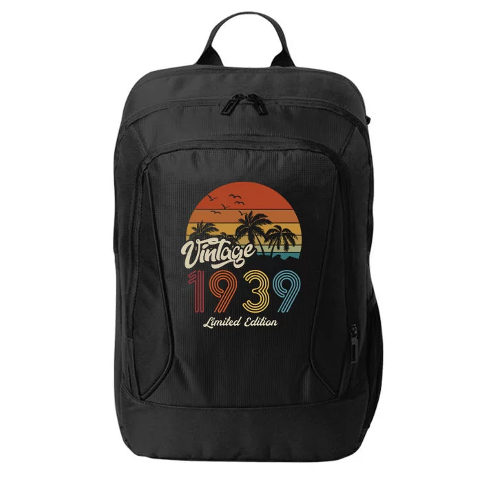 84th Birthday Vintage Limited Edition 1939 City Backpack