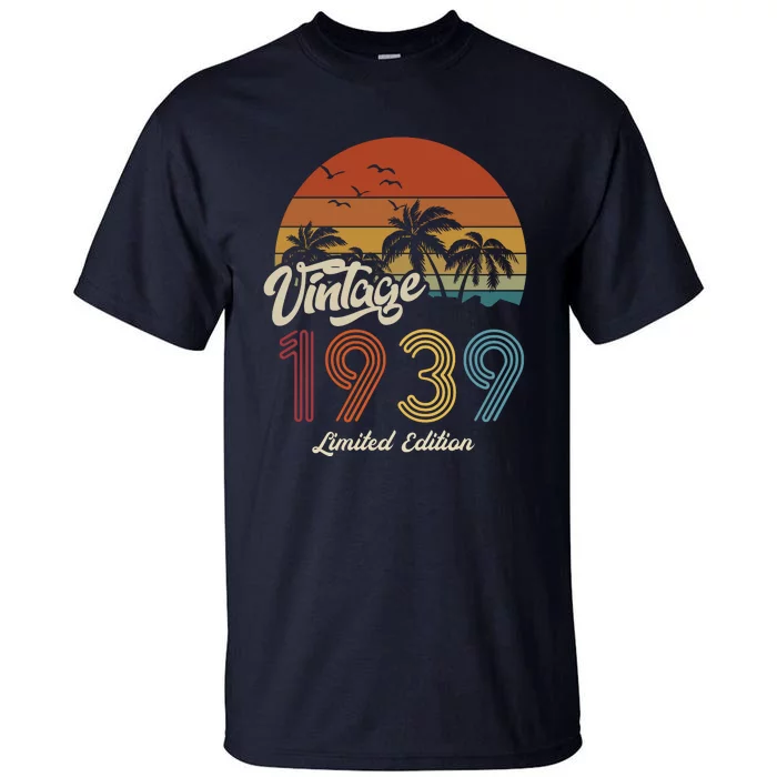 84th Birthday Vintage Limited Edition 1939 Tall T-Shirt