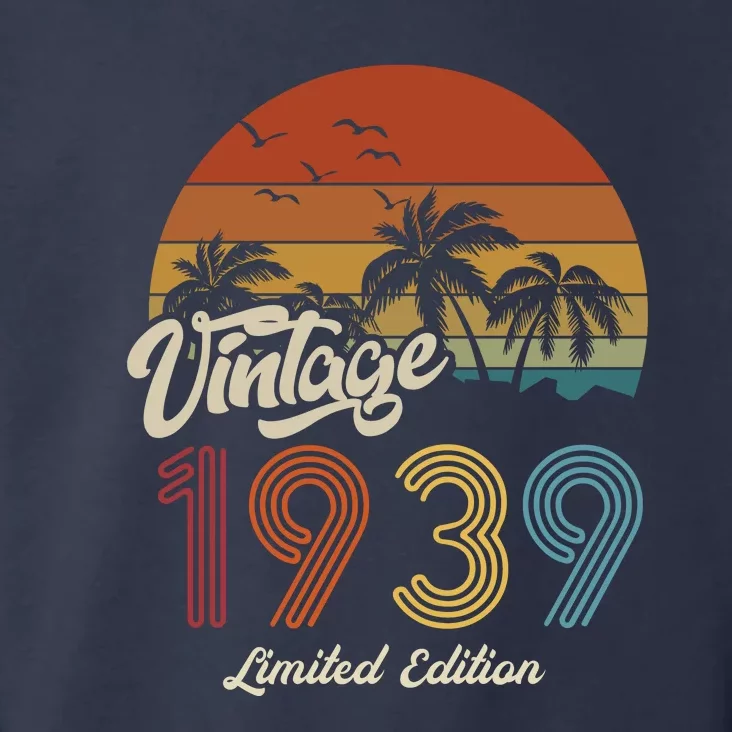 84th Birthday Vintage Limited Edition 1939 Toddler Hoodie