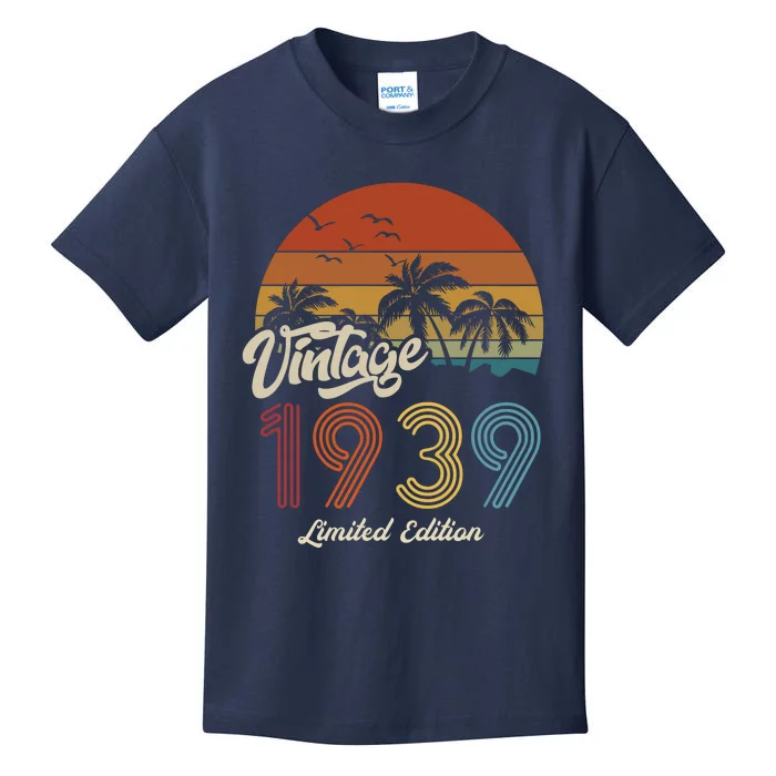 84th Birthday Vintage Limited Edition 1939 Kids T-Shirt