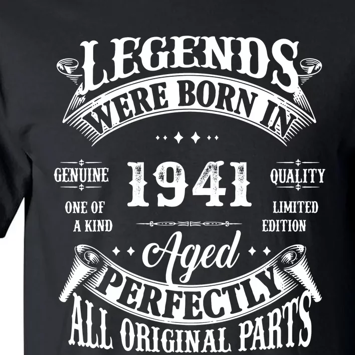 81st Birthday Vintage 1941 Birthday Gift For 81 Birthday Tall T-Shirt