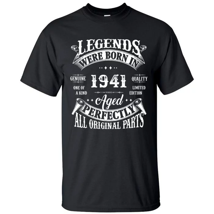 81st Birthday Vintage 1941 Birthday Gift For 81 Birthday Tall T-Shirt