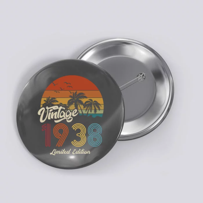 85th Birthday Vintage Limited Edition 1938 Button