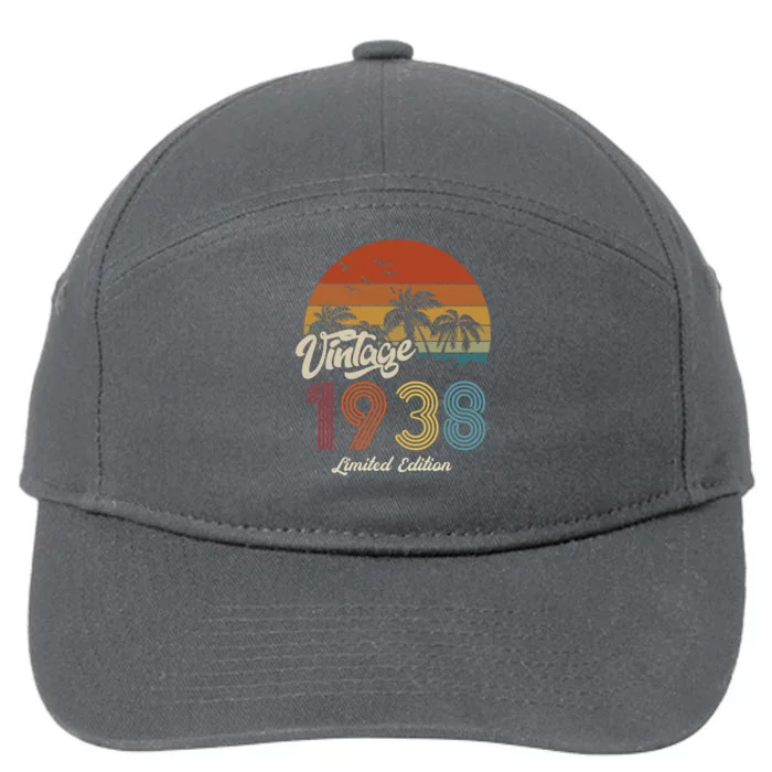 85th Birthday Vintage Limited Edition 1938 7-Panel Snapback Hat