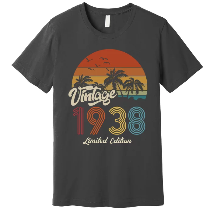 85th Birthday Vintage Limited Edition 1938 Premium T-Shirt