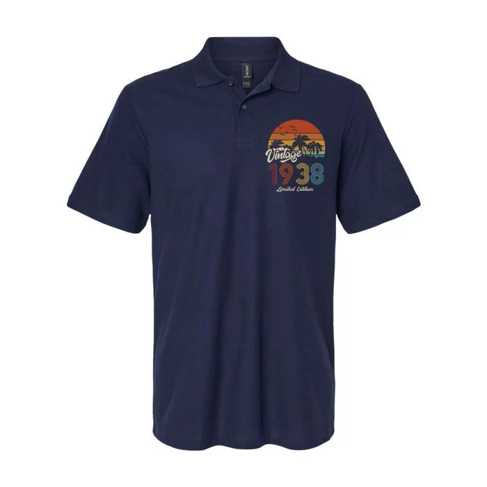 85th Birthday Vintage Limited Edition 1938 Softstyle Adult Sport Polo