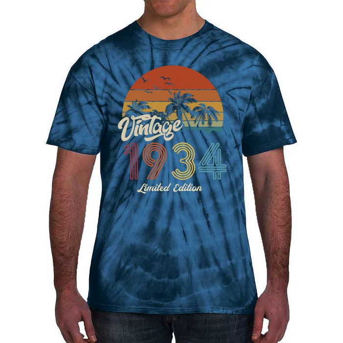 89th Birthday Vintage Limited Edition 1934 Tie-Dye T-Shirt