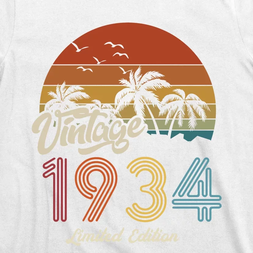 89th Birthday Vintage Limited Edition 1934 T-Shirt