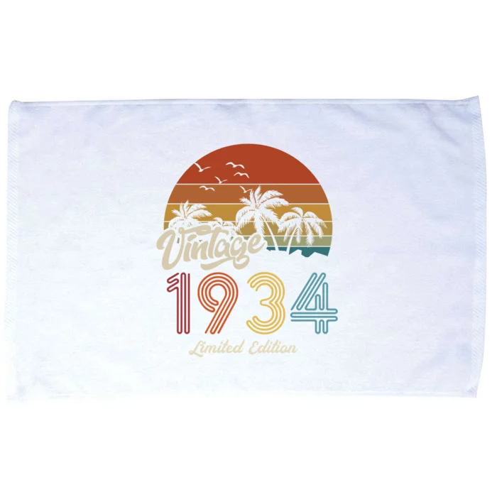 89th Birthday Vintage Limited Edition 1934 Microfiber Hand Towel