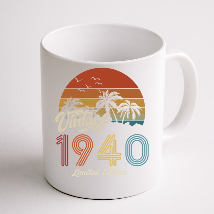 83rd Birthday Vintage Limited Edition 1940 Front & Back Coffee Mug