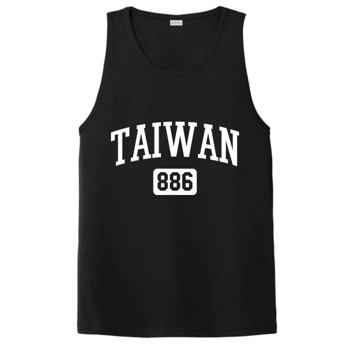 886 Country Area Code Pride Taiwan Taiwanese Gift Performance Tank