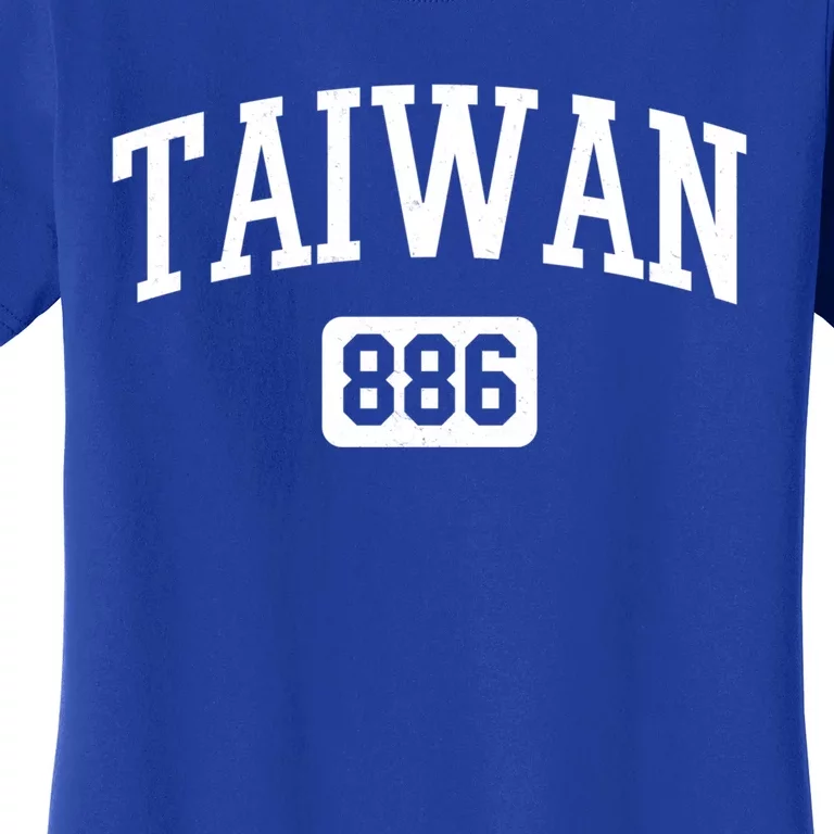 886 Country Area Code Pride Taiwan Taiwanese Gift Women's T-Shirt