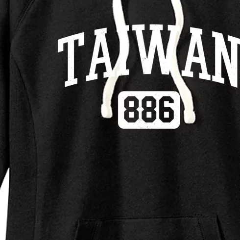 886 Country Area Code Pride Taiwan Taiwanese Gift Women's Fleece Hoodie