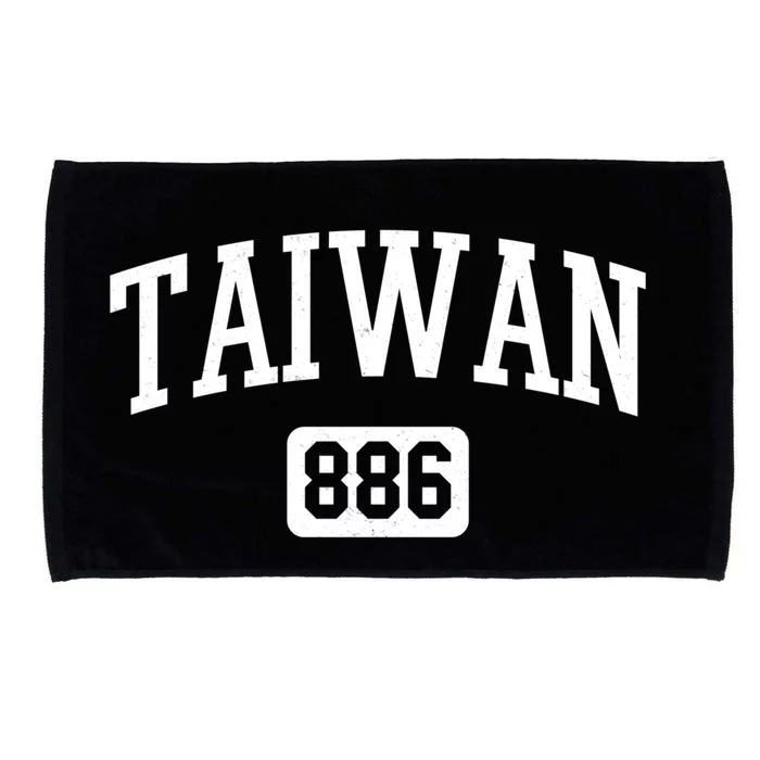 886 Country Area Code Pride Taiwan Taiwanese Gift Microfiber Hand Towel