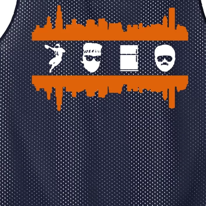 85 Chicago Bears Stars Sport Lover Mesh Reversible Basketball Jersey Tank