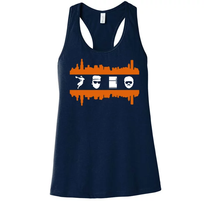 85 Chicago Bears Stars Sport Lover Women's Racerback Tank