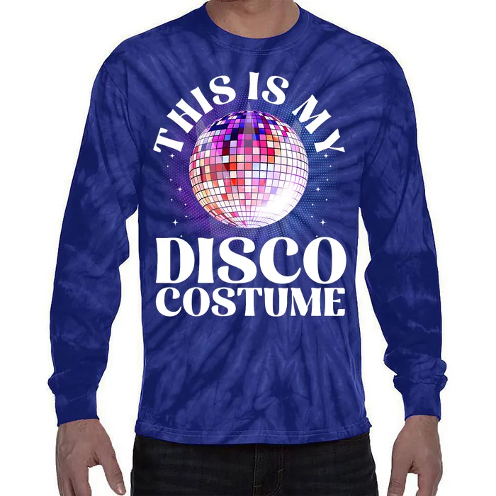 80s Disco Art 70s Ball Costume Disco Dance Tie-Dye Long Sleeve Shirt