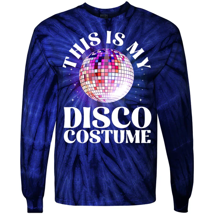 80s Disco Art 70s Ball Costume Disco Dance Tie-Dye Long Sleeve Shirt