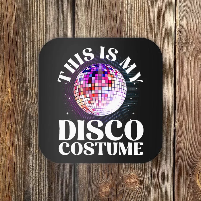 80s Disco Art For 70s Ball Costume Disco Dance Coaster