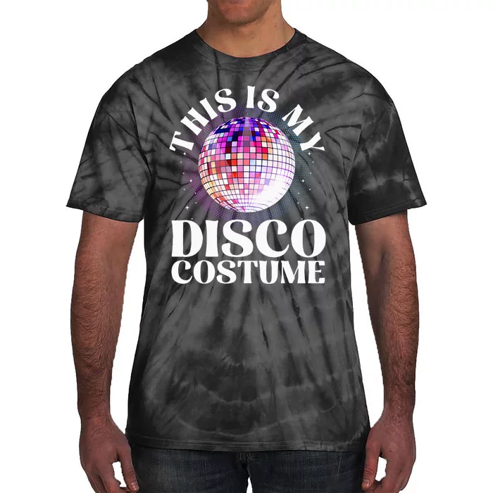 80s Disco Art For 70s Ball Costume Disco Dance Tie-Dye T-Shirt