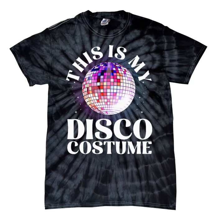 80s Disco Art For 70s Ball Costume Disco Dance Tie-Dye T-Shirt