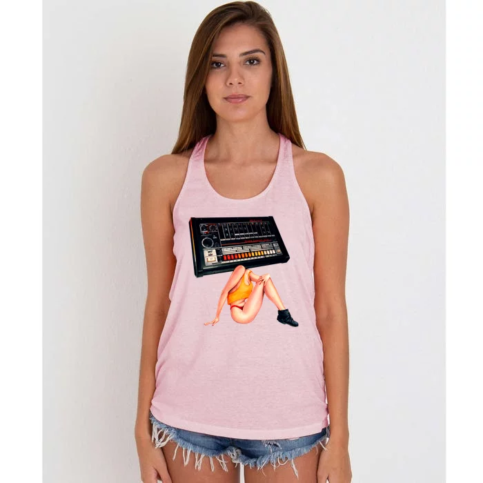 808 Dream Date Women's Knotted Racerback Tank