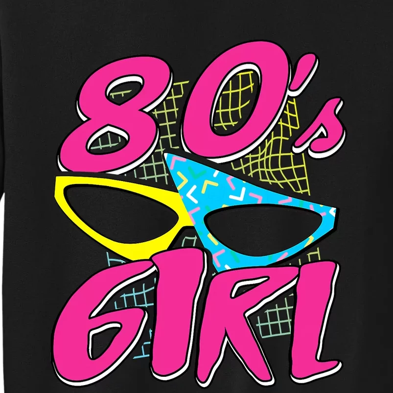 80's Girl 1980 Retro Party Costume Idea Sweatshirt