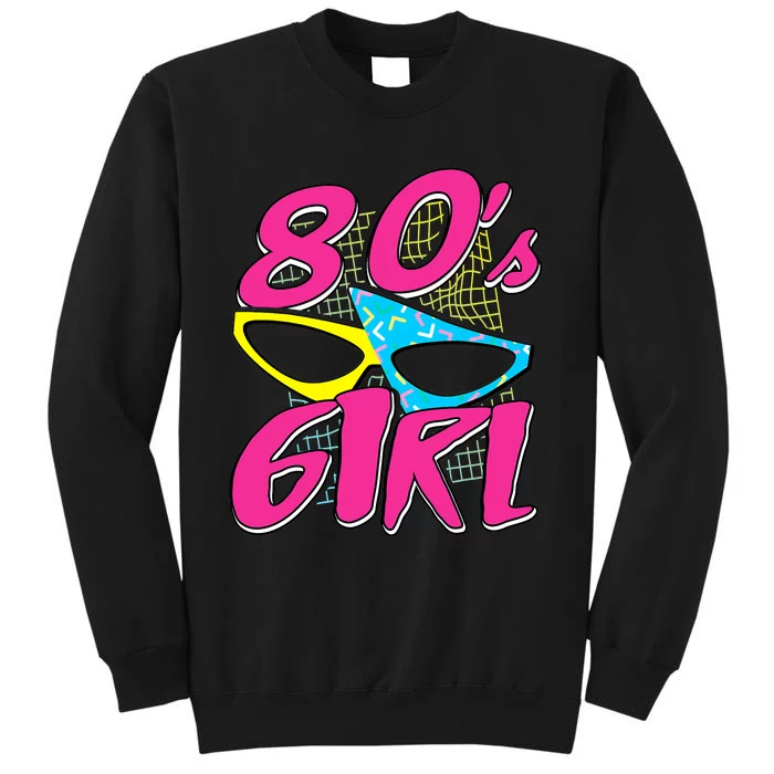 80's Girl 1980 Retro Party Costume Idea Sweatshirt