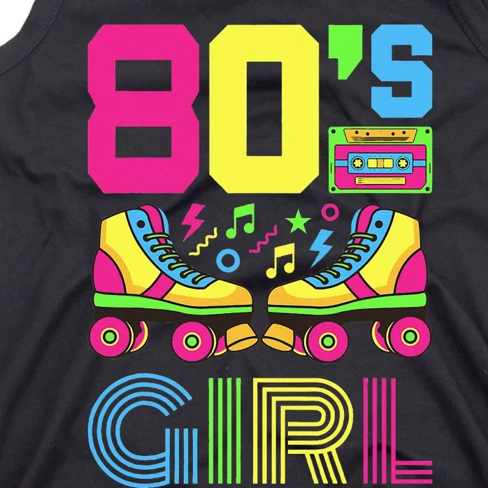 80s Girl 1980s Fashion Theme Party Outfit Eighties Tank Top