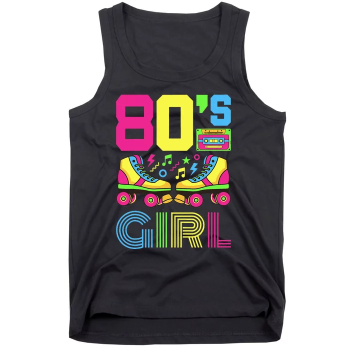 80s Girl 1980s Fashion Theme Party Outfit Eighties Tank Top