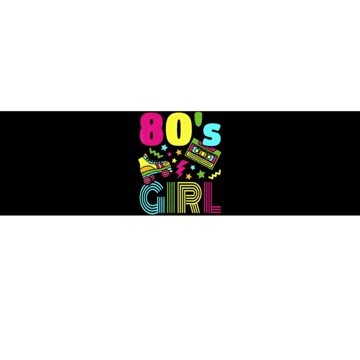 80s Girl 1980s Theme Party 80s Costume Outfit Bumper Sticker